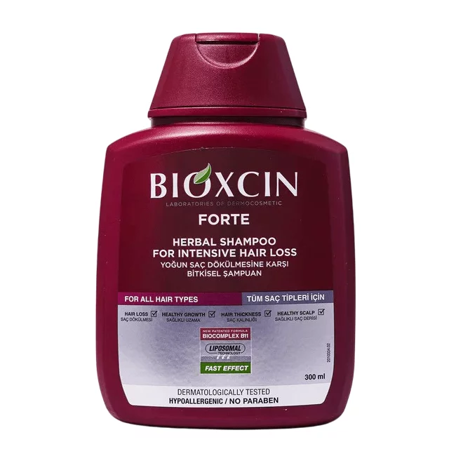 Bioxcin-Forte-Shampoo-300-ml-100-ml-Forte-Shampoo-02-Photoroom-1 شامپو ضد ریزش گیاهی بیوکسین مدل فورت حجم ۳۰۰ میلیلیتر - Image 1